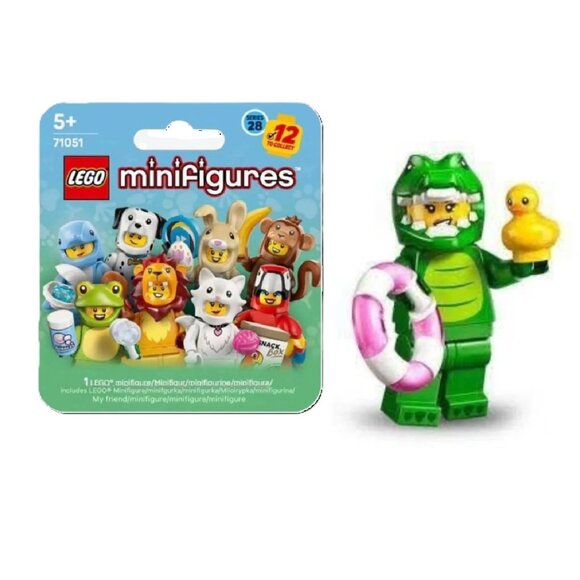 Lego 71051 Minifigures Series 28 Crocodile Costume Collectible New CMF - Picture 1 of 8